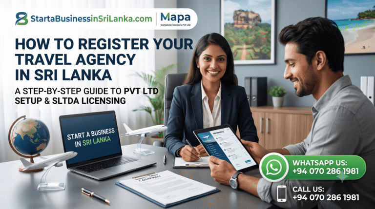 register travel agency sri lanka mapa corporate services